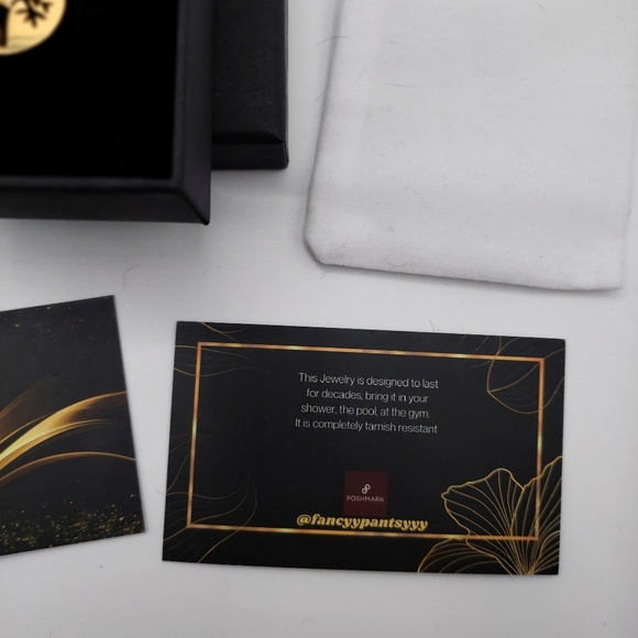 18K Gold Plated Tree Of Life Pendant and 18K Gold Plated Miami Cuban Link - Picture 6 of 13